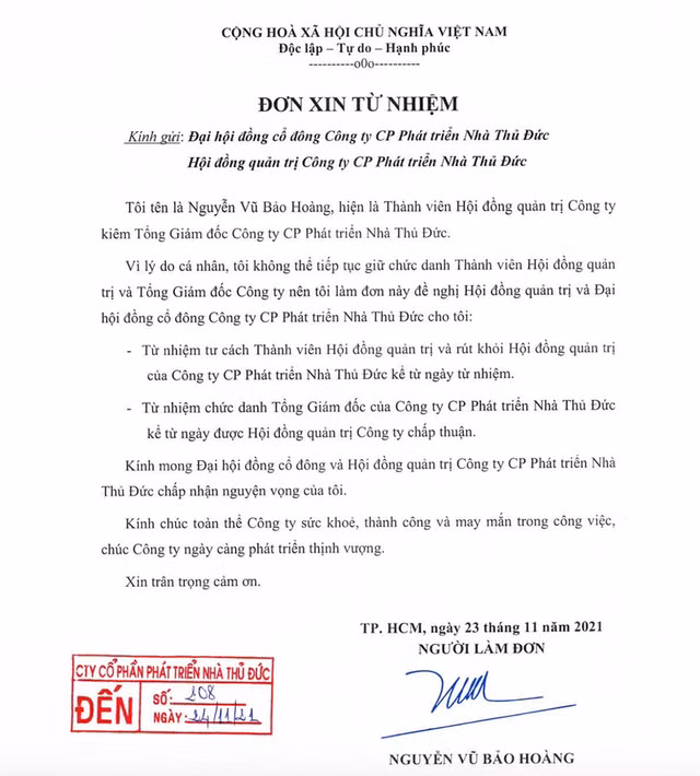 Tong giam doc Nha Thu Duc Nguyen Vu Bao Hoang vua bi bat la ai?