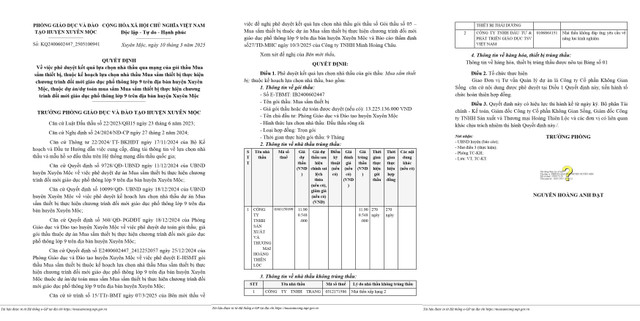 Một ngày trúng 02 gói thầu, Cty Hoàng Thiên Lộc năng lực ra sao? - Hình 2 Mot ngay trung 02 goi thau, Cty Hoang Thien Loc nang luc ra sao?-Hinh-2