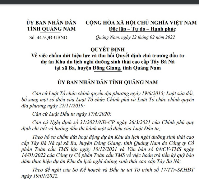 Vi sao sieu du an du lich nghi duong Tay Ba Na bi 'khai tu'?