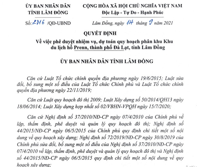 Tập đoàn Crystal Bay tài trợ quy hoạch phân khu Khu du lịch hồ Prenn quy mô 1.000 ha Tap doan Crystal Bay tai tro quy hoach phan khu Khu du lich ho Prenn quy mo 1.000 ha