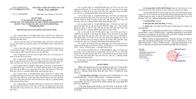 Quy Nhơn: Xây dựng Hoàng Minh thắng thầu trên 50 tỷ với tỷ lệ tiết kiệm cao - Hình 2 Quy Nhon: Xay dung Hoang Minh thang thau tren 50 ty voi ty le tiet kiem cao-Hinh-2