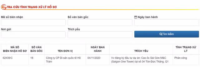 Doanh nghiep co von dieu le 300 trieu dong muon hoi sinh cao oc Saigon One Tower
