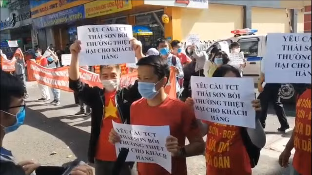 Khach hang mua dat cua Tong cong ty Thai Son cang bang ron doi quyen loi