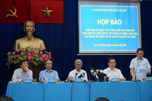 Xem xét trách nhiệm cựu lãnh đạo TP HCM liên quan sai phạm ở Thủ Thiêm Xem xet trach nhiem cuu lanh dao TP HCM lien quan sai pham o Thu Thiem