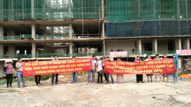 Khách mua Park Vista khốn khổ vì dự án “chết lâm sàng”, chủ đầu tư hứa lèo Khach mua Park Vista khon kho vi du an “chet lam sang”, chu dau tu hua leo