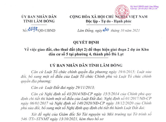 Lâm Đồng giao đất làm dự án khu đô thị quy mô hơn 37 ha Lam Dong giao dat lam du an khu do thi quy mo hon 37 ha
