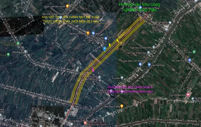 Mot lien danh muon tai tro lap quy hoach khu do thi gan 60 ha o Hau Giang