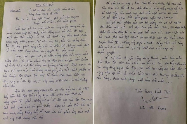 Vụ chống đối kiểm dịch: Cách hết chức vụ trong Đảng đối với Phó chủ tịch HĐND Hớn Quản Vu chong doi kiem dich: Cach het chuc vu trong Dang doi voi Pho chu tich HDND Hon Quan