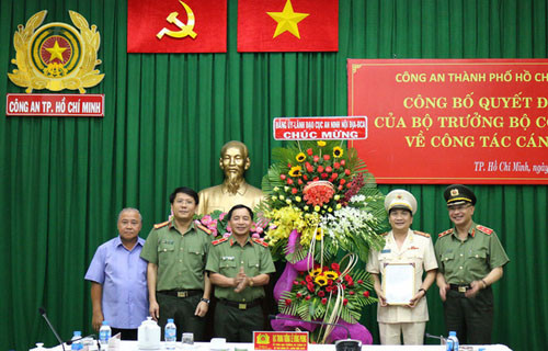 Công an TP HCM có Phó Giám đốc mới Cong an TP HCM co Pho Giam doc moi