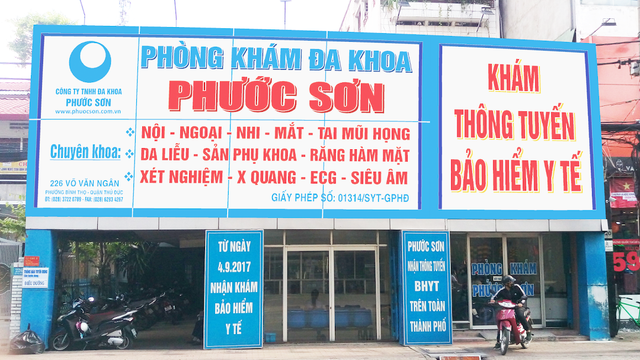 Dính hàng loạt vi phạm khám chữa bệnh, phòng khám Phước Sơn bị phạt Dinh hang loat vi pham kham chua benh, phong kham Phuoc Son bi phat