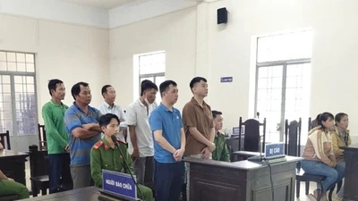 Nhóm đối tượng làm giả con dấu, tài liệu bị tuyên phạt hơn 23 năm tù