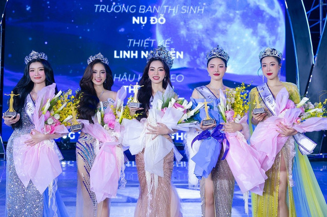 Tân hoa hậu và các á hậu của cuộc thi Hoa hậu Sinh viên Việt Nam 2025. Ảnh: BTC h9.jpg