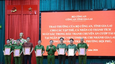 Công an thông tin về vụ bắt nhóm cướp ngân hàng tại Gia Lai