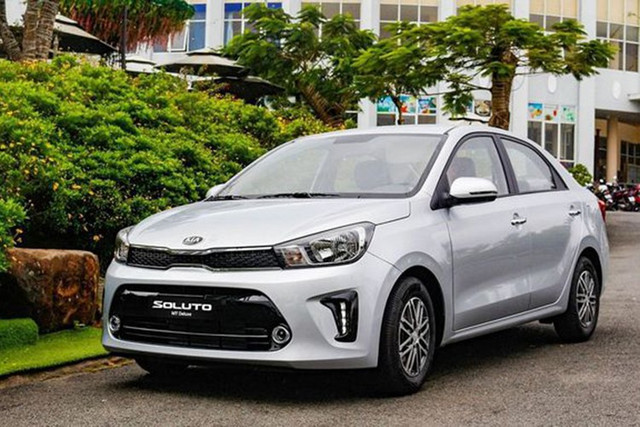 Kia Soluto dù tăng 22,2% nhưng với vỏn vẹn 22 xe bán ra.