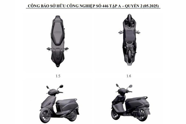 Một mẫu xe máy điện hoàn toàn mới vừa được Công ty Suzuki Motor đăng ký bản quyền kiểu dáng công nghiệp tại Việt Nam, theo thông tin được công bố trong Quyển 2 thuộc Công báo số 446 tập A do Cục Sở hữu trí tuệ Việt Nam phát hành. 2-6852.jpg