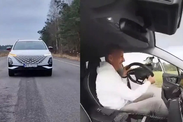 Khoảnh khắc phóng viên giật tung vô lăng Omoda C5 gây xôn xao. 3.jpg