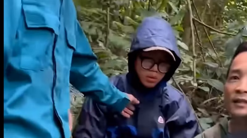 Nam sinh Hà Nội mất tích ở Tam Đảo đã được tìm thấy