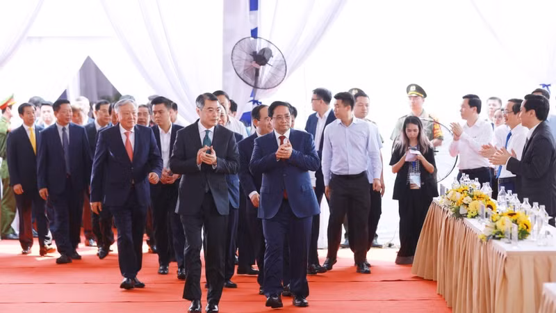 Thủ tướng Lê Minh Hưng dự khởi công đường sắt tốc độ cao Hà Nội - Quảng Ninh