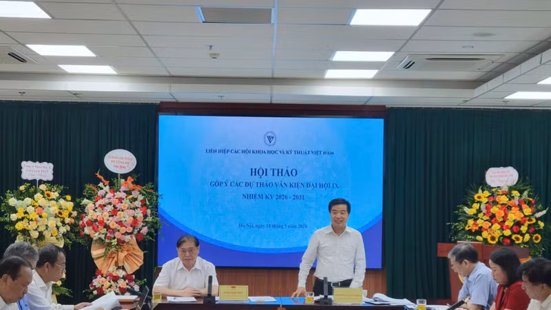 Trước thềm khai mạc Đại hội Đại biểu toàn quốc Liên hiệp các Hội Khoa học và Kỹ thuật Việt Nam lần thứ IX 
