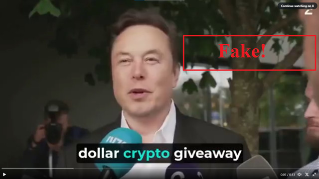 Video lan truyền Elon Musk tặng 20 triệu đô tiền số là deepfake Video lan truyen Elon Musk tang 20 trieu do tien so la deepfake