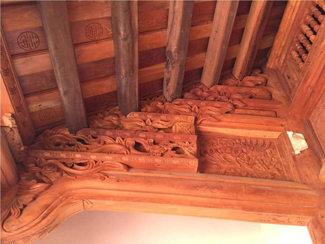 Trầm trồ nhà gỗ mít kiến trúc cổ của lão nông Hà Nội - Hình 7 Tram tro nha go mit kien truc co cua lao nong Ha Noi-Hinh-7