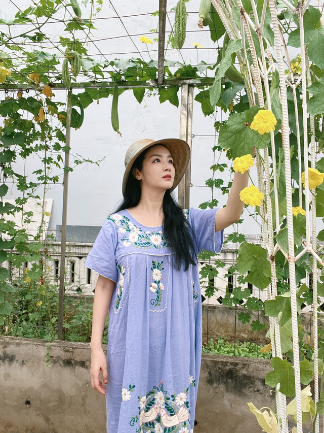 Ngắm biệt thự trĩu cây trái của Giáng My - Hình 2 Ngam biet thu triu cay trai cua Giang My-Hinh-2