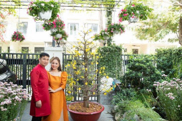 Vân Hugo và chồng đại gia hé lộ không gian biệt thự đẹp như mơ Van Hugo va chong dai gia he lo khong gian biet thu dep nhu mo
