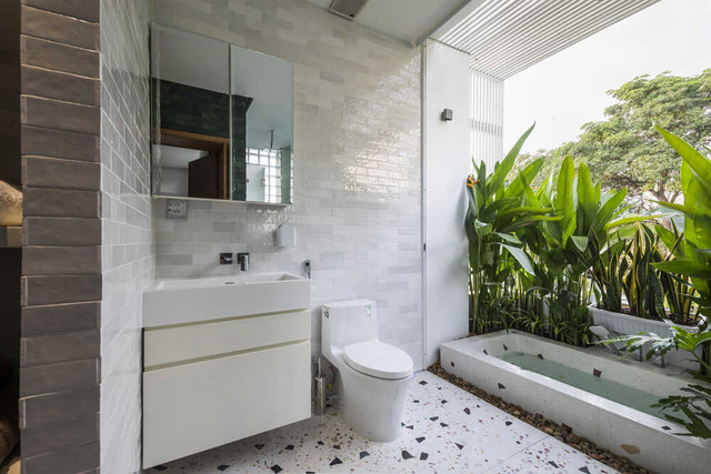 Cận cảnh nhà phố phủ cây xanh tựa resort giữa TP HCM - Hình 8 Can canh nha pho phu cay xanh tua resort giua TP HCM-Hinh-8