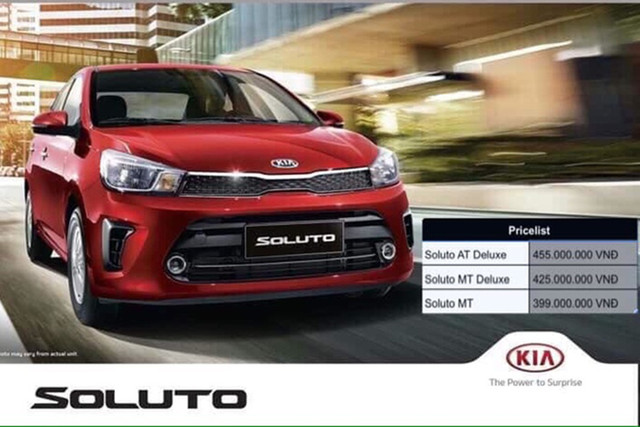 Xe giá rẻ Kia Soluto giá 399 triệu đồng có gì bên trong? - Hình 7 Xe gia re Kia Soluto gia 399 trieu dong co gi ben trong?-Hinh-7