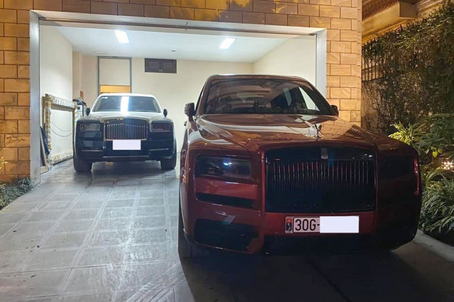 Bo doi Rolls-Royce Cullinan gan 100 ty o nha dai gia Ha thanh