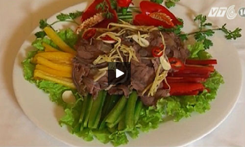 Khéo tay làm món bắp bò muối chua lạ miệng đón Tết Kheo tay lam mon bap bo muoi chua la mieng don Tet