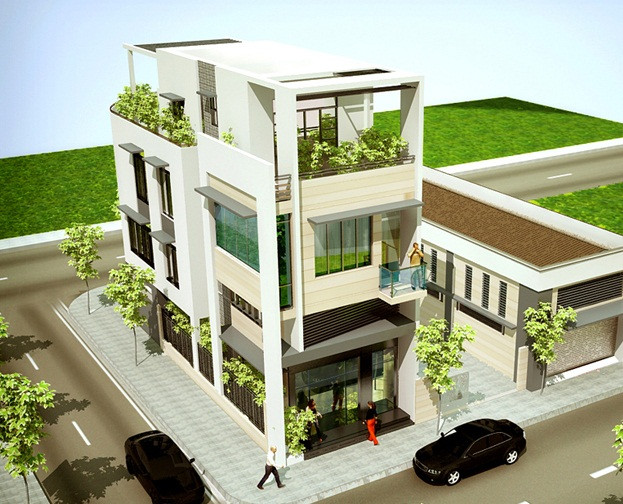 Tặng bạn mẫu thiết kế nhà 6x10m đẹp xiêu lòng Tang ban mau thiet ke nha 6x10m dep xieu long