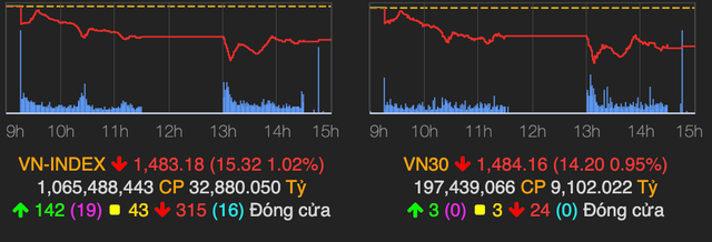 VN-Index rơi mạnh 15 điểm, ngành bán lẻ vẫn giữ được phong độ - Hình 2 VN-Index roi manh 15 diem, nganh ban le van giu duoc phong do-Hinh-2
