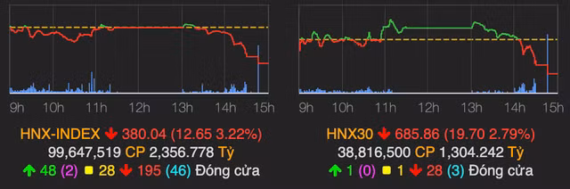 Sac do va xanh lo bao phu toan thi truong, VN-Index xuong moc 1.384 diem-Hinh-2