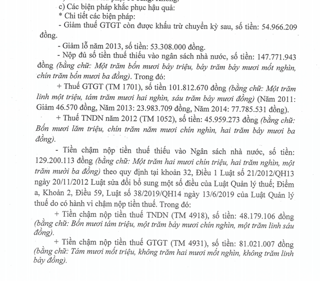 Vừa bị nghi ngờ khả năng hoạt động, Licogi (LIC) còn bị truy thu thuế gần 400 triệu đồng Vua bi nghi ngo kha nang hoat dong, Licogi (LIC) con bi truy thu thue gan 400 trieu dong