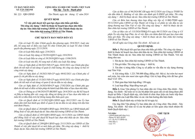 BIết gì về Cty Tâm Việt trúng 2 gói thầu sửa chữa trụ sở UBND ở Bình Phước? - Hình 2 BIet gi ve Cty Tam Viet trung 2 goi thau sua chua tru so UBND o Binh Phuoc?-Hinh-2