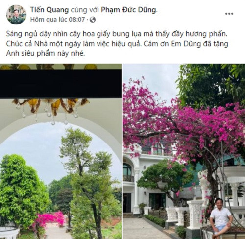 Cận cảnh bạch dinh hoành tráng của NSƯT Quang Tèo Can canh bach dinh hoanh trang cua NSUT Quang Teo