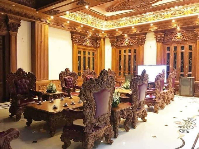 Bên trong lâu đài đồ sộ ở Nam Định bị rao bán gần 600 tỷ - Hình 7 Ben trong lau dai do so o Nam Dinh bi rao ban gan 600 ty-Hinh-7
