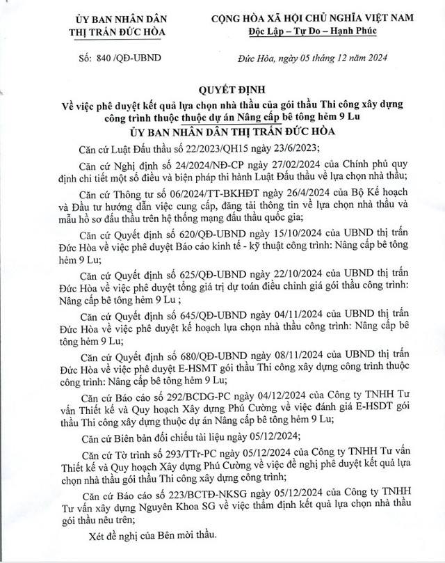 Long An: Đức Hòa Đức Minh trúng gói thầu hệ thống thoát nước hơn 4,8 tỷ - Hình 4 Long An: Duc Hoa Duc Minh trung goi thau he thong thoat nuoc hon 4,8 ty-Hinh-4