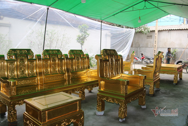 Choáng váng thú chơi "nội thất dát vàng" của đại gia Việt Choang vang thu choi