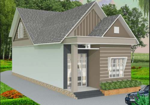 10 mẫu nhà cấp 4 nông thôn tuyệt đẹp chi phí dưới 500 triệu đồng - Hình 7 10 mau nha cap 4 nong thon tuyet dep chi phi duoi 500 trieu dong-Hinh-7