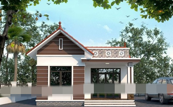 10 mẫu nhà cấp 4 nông thôn tuyệt đẹp chi phí dưới 500 triệu đồng - Hình 2 10 mau nha cap 4 nong thon tuyet dep chi phi duoi 500 trieu dong-Hinh-2