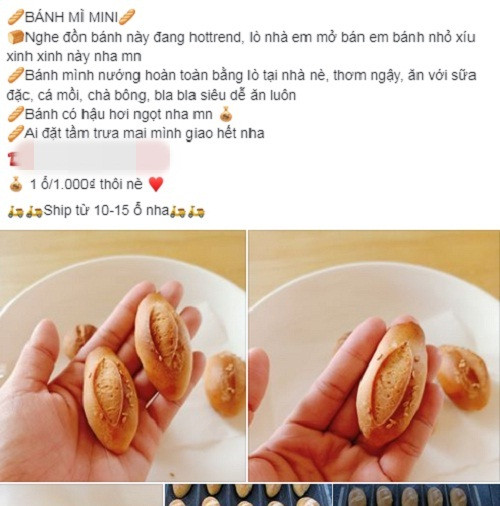 Bánh mì mini lại gây bão chỉ 1.000 đồng/chiếc Banh mi mini lai gay bao chi 1.000 dong/chiec