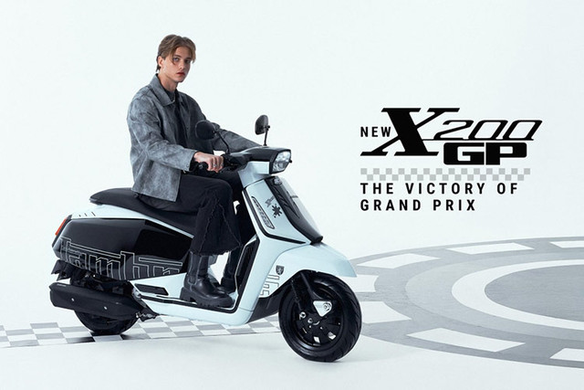 Lambretta X200 GP đường nét cổ điển có hút khách? Lambretta X200 GP duong net co dien co hut khach?