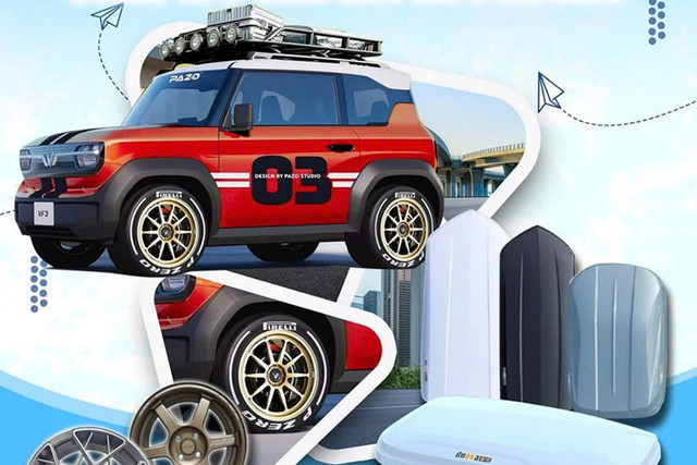 VinFast công bố giá phụ kiện VF3 chính hãng từ 516.000 đồng - Hình 2 VinFast cong bo gia phu kien VF3 chinh hang tu 516.000 dong-Hinh-2