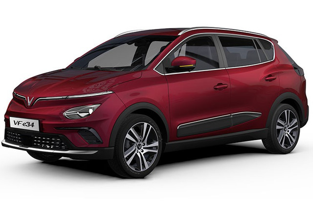 VinFast VF e34 chạy thử tại Hà Nội, sắp đến tay khách hàng - Hình 10 VinFast VF e34 chay thu tai Ha Noi, sap den tay khach hang-Hinh-10