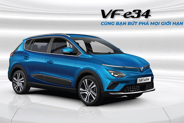 VinFast VF e34 chạy thử tại Hà Nội, sắp đến tay khách hàng - Hình 4 VinFast VF e34 chay thu tai Ha Noi, sap den tay khach hang-Hinh-4