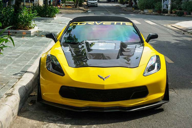 Chùm ảnh Chevrolet Corvette Z06 của hiếm lăn bánh ở Sài Gòn - Hình 3 Chum anh Chevrolet Corvette Z06 cua hiem lan banh o Sai Gon-Hinh-3