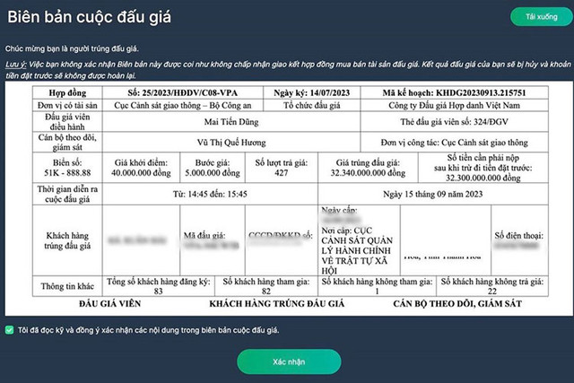 Trúng 2 biển số ô tô hơn 45 tỷ đồng, đại gia Thanh Hóa có 'bỏ chạy'? - Hình 4 Trung 2 bien so o to hon 45 ty dong, dai gia Thanh Hoa co 'bo chay'?-Hinh-4