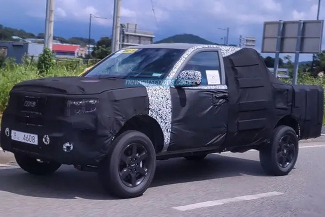 Xem xe bán tải Kia Tasman có thiết kế hầm hố - Hình 3 Xem xe ban tai Kia Tasman co thiet ke ham ho-Hinh-3